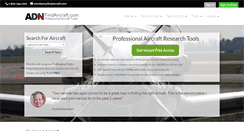 Desktop Screenshot of findaircraft.com